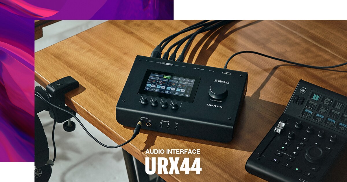 ゆー Interface De Áudio Usb Com 6 Canais Branca Urx-44 - Yamaha