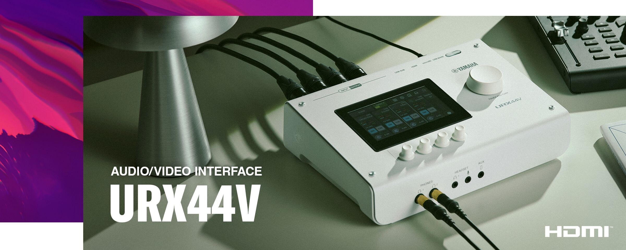 Interface de Áudio/Vídeo Yamaha URX44V