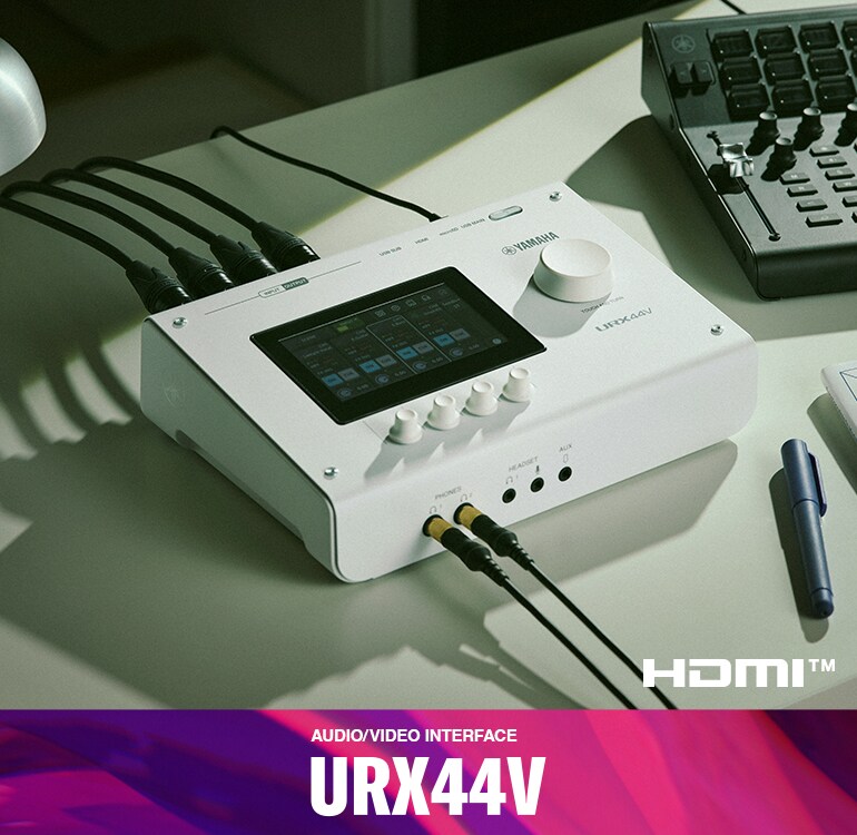 Interface de Áudio/Vídeo Yamaha URX44V