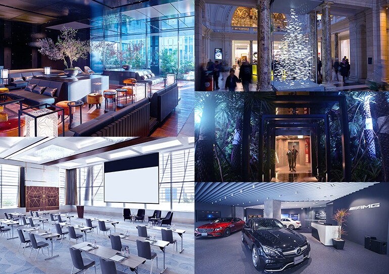 Adotado por hotéis e espaços de entretenimento de alto padrão.