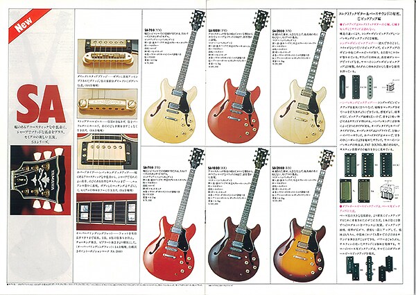 Guitarra semi-acústica SA-2000