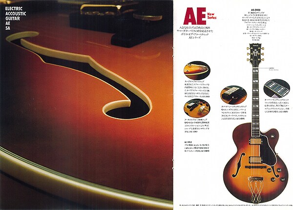 AE-2000: o modelo de destaque para guitarras semi-acústicas