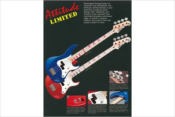Modelo exclusivo Billy Sheehan da Attitude Limited
