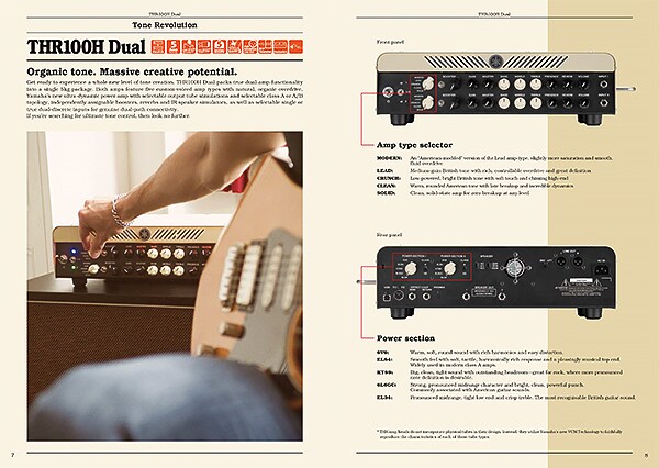 Cabeçotes de amplificador de guitarra da série THR Head
