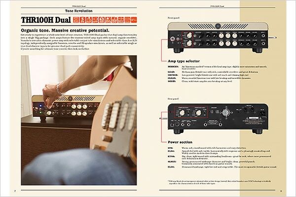 Cabeçotes de amplificador de guitarra da série THR Head