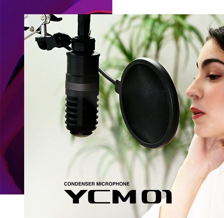 YCM01 - Descrição - Microfones - Produtos - Streaming & Gaming